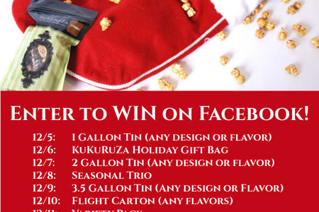 Join us for 12 Days of KuKuRuZa Giveaways!