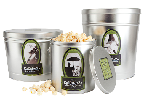 3 1/2 Gallon Popcorn Tins